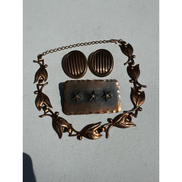Vintage Copper Jewelry - lot of 4 - Picture 4 of 7